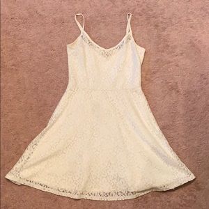 White lace dress
